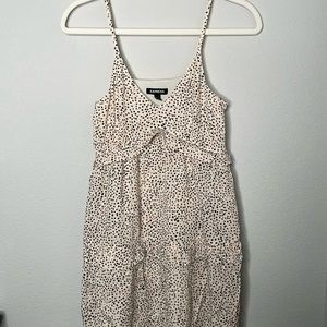 New Without Tags Express ruffled Polka Dot Flowy Dress
